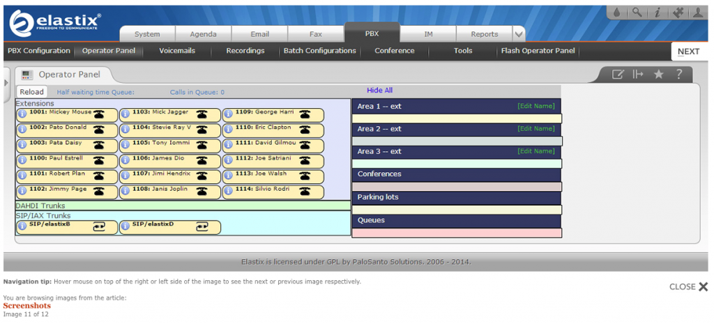 Elastix-Panel